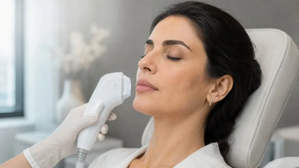 Cover image comparing HIFU and surgical facelift