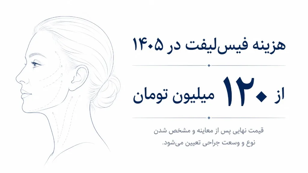 هزینه فیس‌لیفت در ۱۴۰۵ از ۱۲۰ میلیون تومان؛ قیمت نهایی پس از معاینه